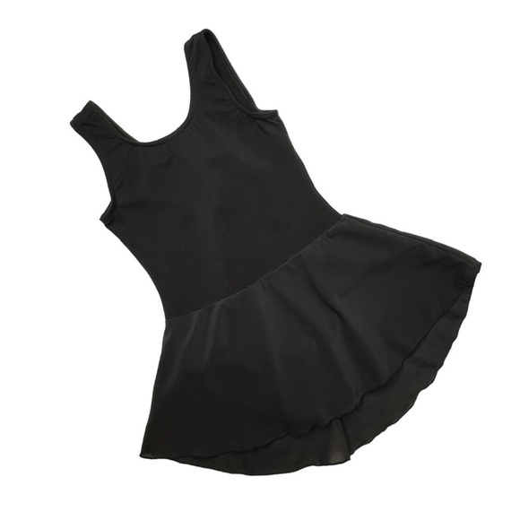 Sansha Esona Ballet Leotard Dress Black Size C = Girl’s 6 Skirt Tank New NWT - Picture 7 of 7